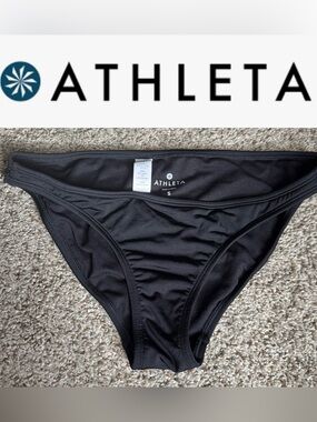 Athleta Black Classic Bikini Bottoms